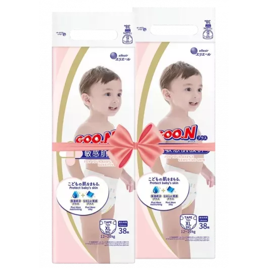 Підгузки Goo.N Plus Розмір XL, 12-20 кг 76 од (21000630-2)