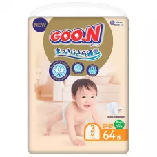 Підгузки Goo.N Premium Soft Розмір 3M, 7-12 кг 64 од (863224)