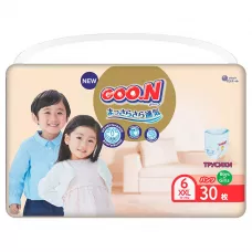 Трусики-підгузки Goo.N Premium Soft Розмір 6XXL, 15-25 кг 30 од (863230)