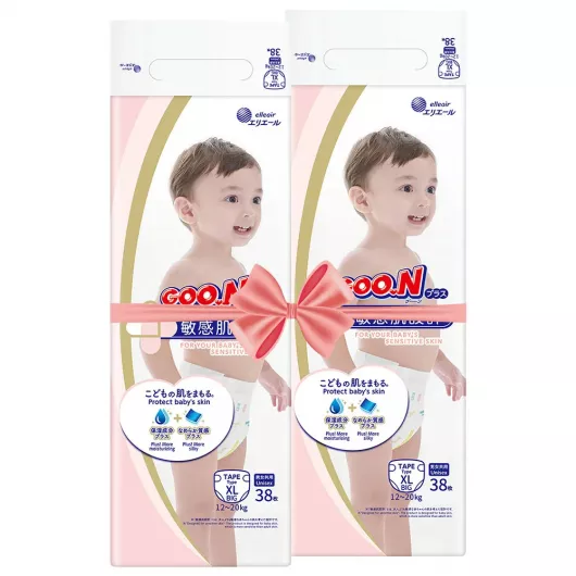 Підгузки Goo.N Plus Розмір XL, 12-20 кг 76 од (21000630-2)