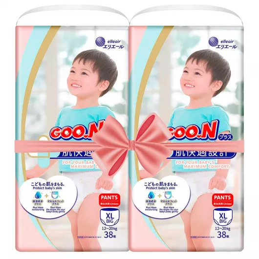 Трусики-підгузки Goo.N Plus Розмір XL, 12-20 кг 76 од (21000633-2)